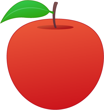 リンゴのフリー素材1