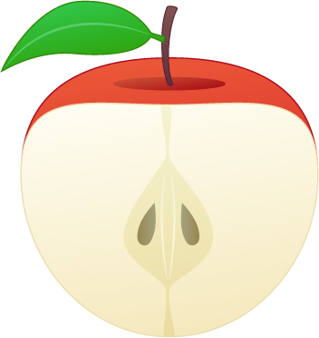 リンゴのフリー素材4