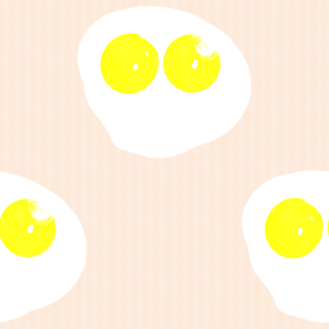 双子卵のイラスト風の無料背景画像