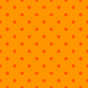 無料背景画像「橙色のドット（水玉模様）」