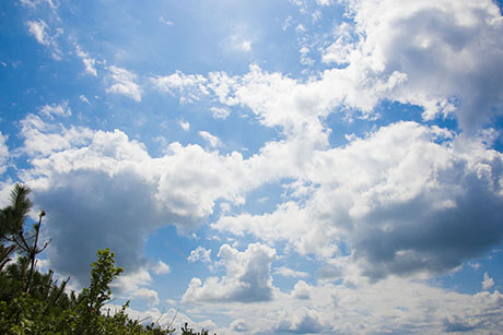 空と雲のフリー写真素材7（2014年8月撮影）