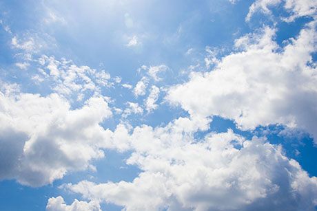 空と雲のフリー写真素材9（2014年8月撮影）
