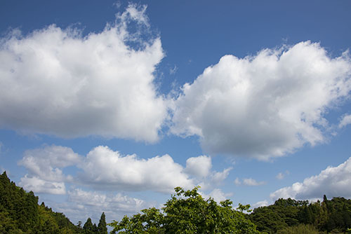 2017年6月撮影のフリー写真素材44「青空と雲」