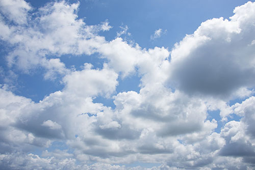 2017年6月撮影のフリー写真素材72「雲と青空」
