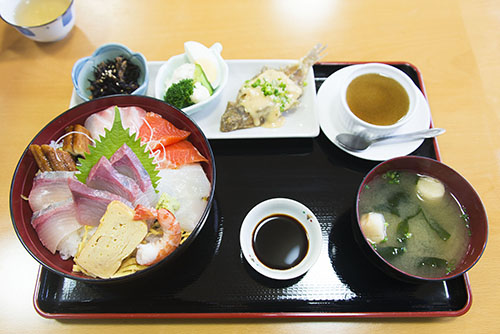 フリー写真素材191「海鮮丼定食」