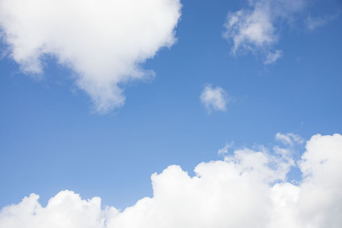 フリー写真素材254「青空と雲」