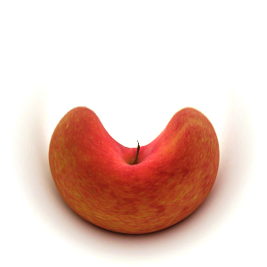 押し潰したリンゴの無料背景画像