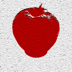 壁に描いたリンゴの無料背景画像