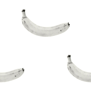 白黒のバナナの無料背景画像