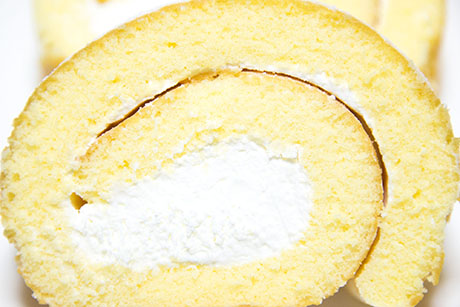 クリームロールケーキのフリー写真素材3