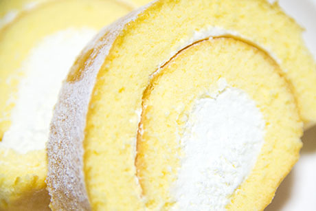 クリームロールケーキのフリー写真素材4