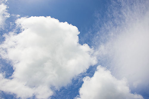 フリー写真素材170「白い雲」