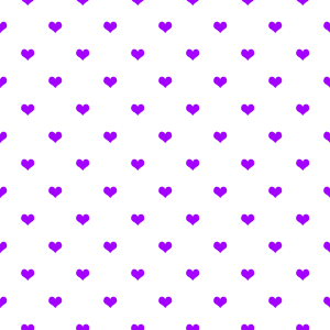 紫色のハート柄（無料背景画像）