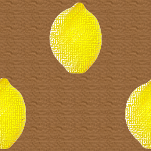 レモン（粗いパステル画）の無料背景画像
