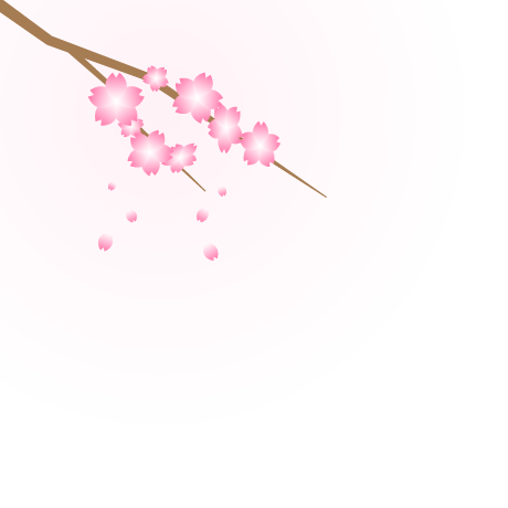 桜の花の無料背景画像１