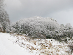 フリー写真素材212「山と雪」