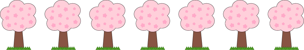 桜の木の無料イラスト2