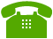 緑色の電話アイコン