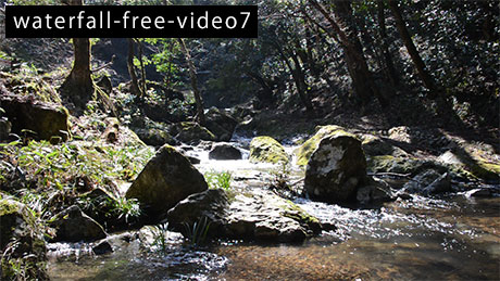 滝のフリー動画素材7